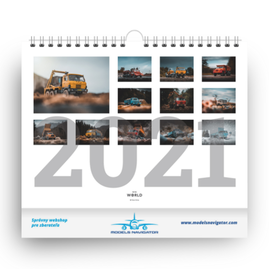 Kalendár nástenný Tatra 2021 SK "Modelsnavigator"